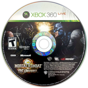 Mortal Kombat vs. DC Universe - Disc