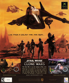 Star Wars: The Clone Wars - Advertisement Flyer - Front