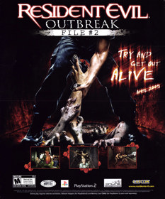 Resident Evil: Outbreak: File #2 - Advertisement Flyer - Front