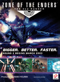 Zone of the Enders: The 2nd Runner - Advertisement Flyer - Front