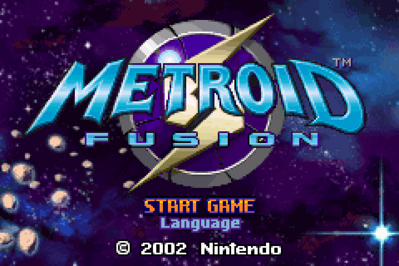 Metroid Fusion - Screenshot - Game Title Image
