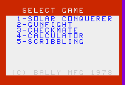 Solar Conqueror - Screenshot - Game Select