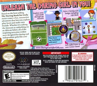 The Daring Game for Girls - Box - Back Image