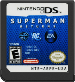 Superman Returns: The Videogame - Cart - Front Image