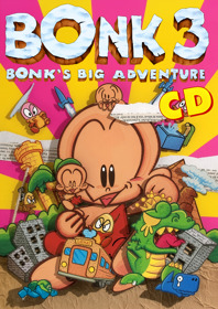 Bonk 3: Bonk's Big Adventure CD - Fanart - Box - Front