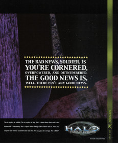 Halo: Combat Evolved - Advertisement Flyer - Front