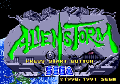 Alien Storm - Screenshot - Game Title