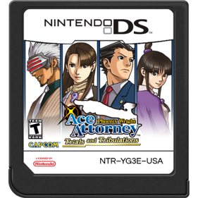 Phoenix Wright: Ace Attorney: Trials and Tribulations - Fanart - Cart - Front