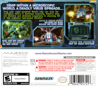 Nano Assault - Box - Back Image