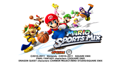 Mario Sports Mix - Screenshot - Game Title