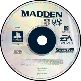 Madden NFL 98 - Disc