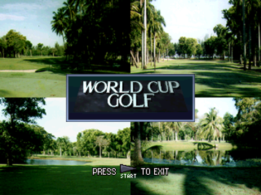 World Cup Golf: Professional Edition - Screenshot - Game Title Image