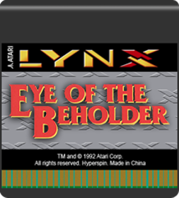 Eye of the Beholder - Cart - Front