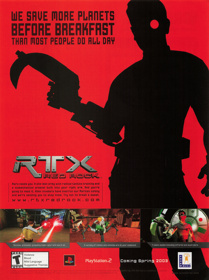RTX Red Rock - Advertisement Flyer - Front