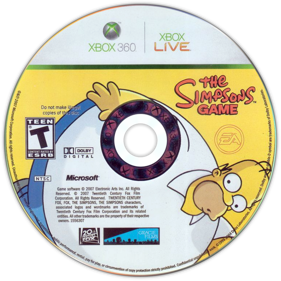 The Simpsons Game - Disc