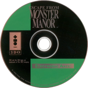 Escape from Monster Manor: A Terrifying Hunt for the Undead - Disc Image