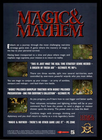 Magic & Mayhem - Advertisement Flyer - Front