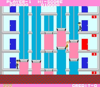 Elevator Action - Screenshot - Gameplay