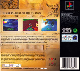 Spider: The Video Game - Box - Back Image