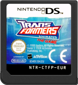 Transformers Animated: The Game - Cart - Front Image