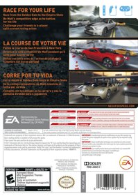 Need for Speed: The Run - Box - Back Image