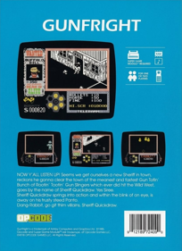 GunFright - Box - Back