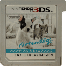 Nintendogs + Cats: French Bulldog & New Friends - Cart - Front