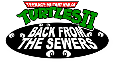 Teenage Mutant Ninja Turtles II: Back from the Sewers - Clear Logo Image