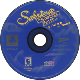 Sabrina the Teenage Witch: A Twitch in Time! - Disc Image