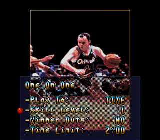 NBA All-Star Challenge - Screenshot - Game Select