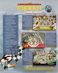 3-D Ultra NASCAR Pinball - Box - Back