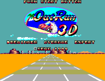 OutRun 3D - Screenshot - Game Title Image
