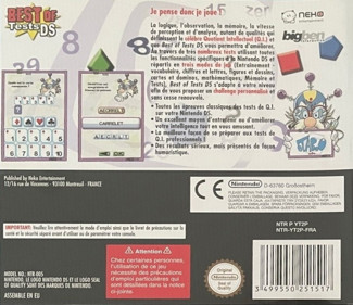 Best of Tests DS - Box - Back