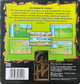 Greg Norman's Shark Attack! The Ultimate Golf Simulator - Box - Back