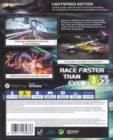 Redout: Lightspeed Edition - Box - Back