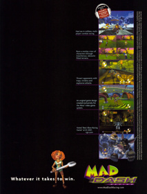 Mad Dash Racing - Advertisement Flyer - Front