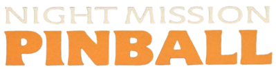 Night Mission Pinball (v3.0) - Clear Logo