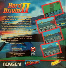Hard Drivin' II: Drive Harder - Box - Back