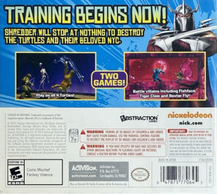 Teenage Mutant Ninja Turtles: Master Splinters Training Pack - Box - Back
