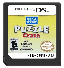 USA Today Puzzle Craze - Cart - Front Image