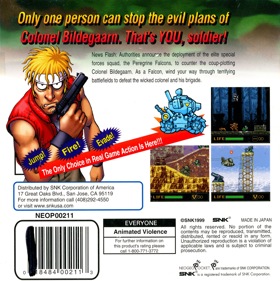 Metal Slug: 1st Mission - Box - Back Image