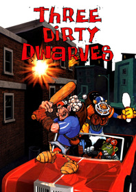 Three Dirty Dwarves - Fanart - Box - Front Image