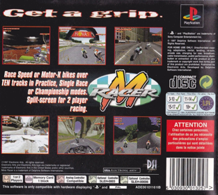 Moto Racer - Box - Back Image