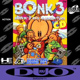 Bonk 3: Bonk's Big Adventure CD - Box - Front - Reconstructed