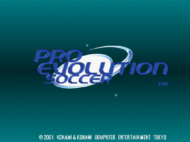 Pro Evolution Soccer - Screenshot - Game Title Image