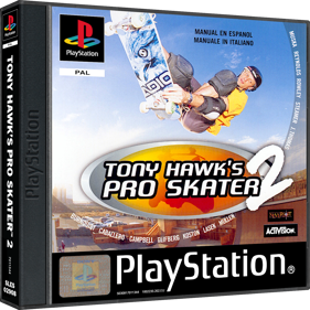 Tony Hawk's Pro Skater 2 - Box - 3D Image