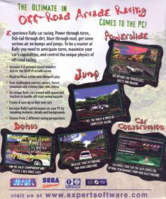 Sega Rally Championship - Box - Back