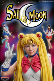 Pretty Soldier Sailor Moon - Fanart - Box - Front
