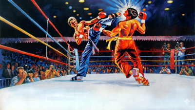 Best of the Best: Championship Karate - Fanart - Background