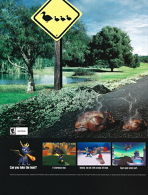 Spyro: Year of the Dragon - Advertisement Flyer - Front